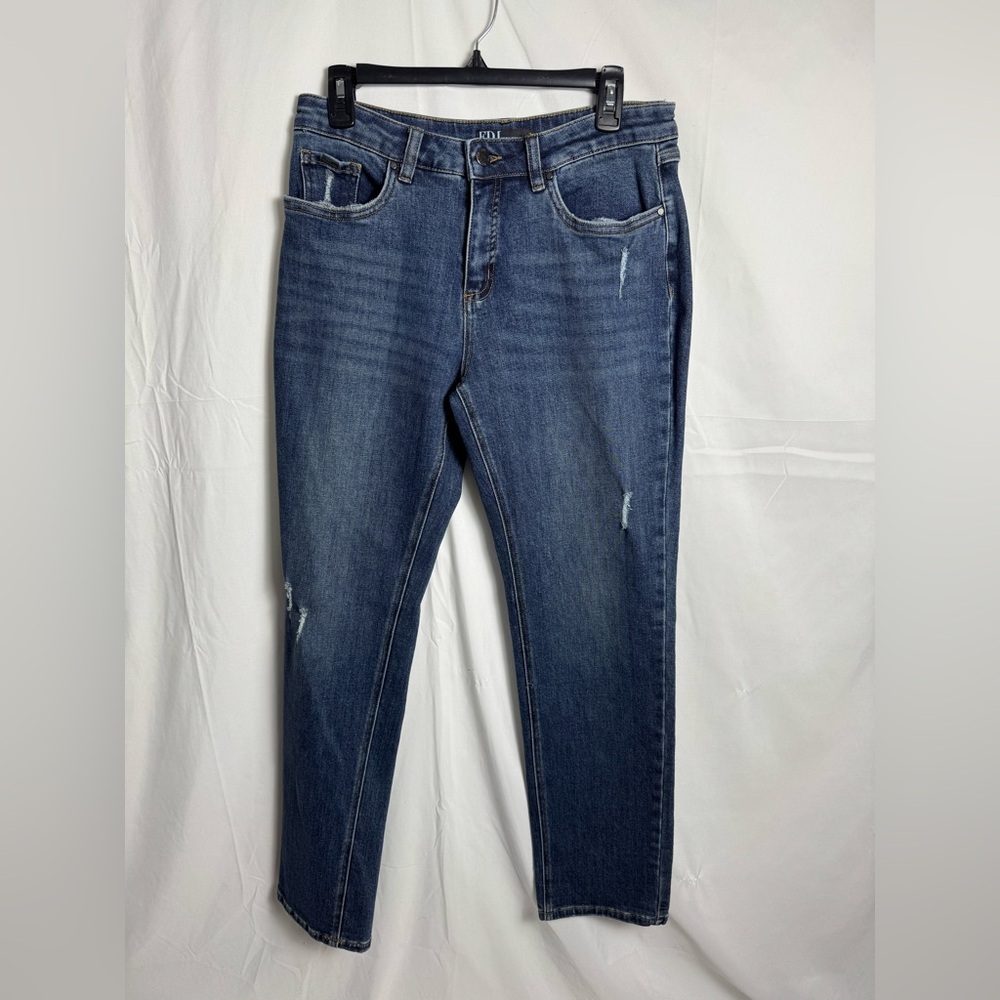 FDJ 8 Blue Medium Wash Girlfriend Jeans